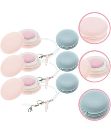 GLEAVI Microfiber Cleaning Cloth Pouch - 6pcs Mini Phone Screen Wipers in Macaron Shape - Portable Lens & Screen Cleaner Keychain for Glasses (Pink Blue) - International Shipping Available - Buy Online on GoSupps.com