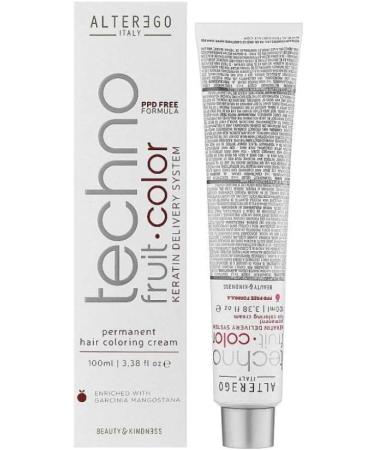 Alterego Techno Fruit Color 6/3 Keratin System PPD Free 100 ml Biondo Scuro Dorato - 1:1/2 - Buy Online on GoSupps.com