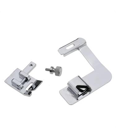 TISEKER Wide Rolled Hem Pressure Foot Set - 3 Sizes (1/2, 3/4, 1 Inch) for Brother, Singer & Low Shank Sewing Machine - Buy Online on GoSupps.com