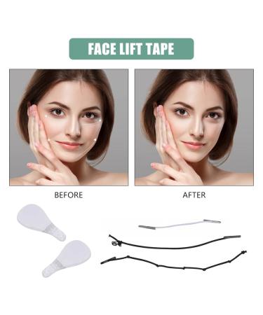 Face Lift Tape 80PCS - Invisible, Waterproof, High Elasticity for Wrinkles, Double Chin, V-line Face & Tightening Skin - Buy Online on GoSupps.com