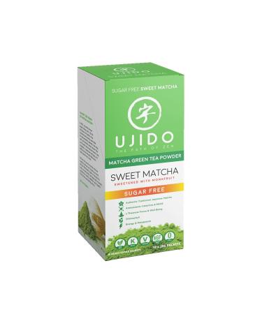 Ujido Japanese Monk Fruit Sweet Matcha (7.05 Ounce (200g)) 1.5 Ounce (Pack of 6)