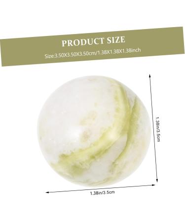 Gleavi Gymnastics Ball Set - Acupressure Forearm Handle & Baoding Balls for Strength Training | Portable Meditation Fitness Balls - Perfect Gift for Seniors | Lantian Jade - 3.5x3.5cm - Buy Online on GoSupps.com