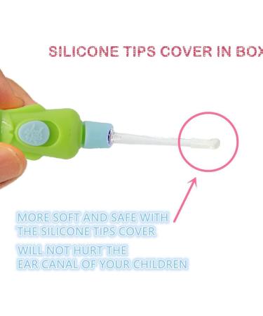 LED Ear Wax Removal Tool - 2PCS Ear Cleaner Set for Kids and Adults - Green Yellow - Buy Online on GoSupps.com