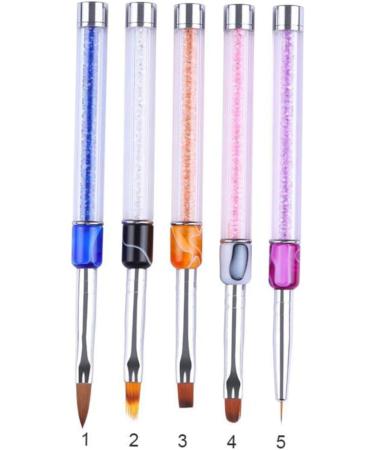 FRCOLOR Manicure Flower Barrettes for Women Builder Bunny Ears Headband Witch Hat Hair Pen Brush Purple - Buy Online on GoSupps.com