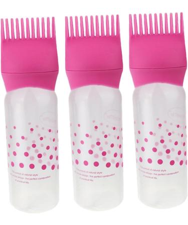 minkissy Lot De 3 Bouteilles Applicatrices Peigne Racines 150 Ml Rose Pour Coloration Capillaire Professionnelle Et Application Pr cise - Buy Online on GoSupps.com