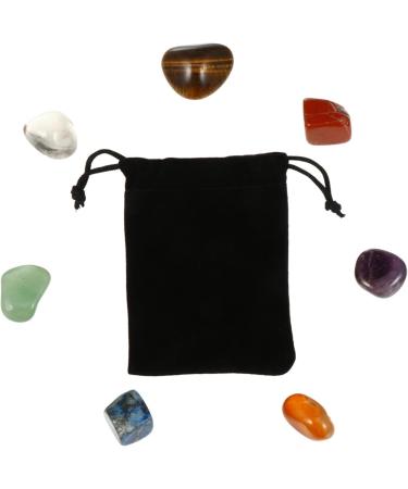 NOLITOY Natural Stone Crystal Obsidian Healing Kit | Chakra Gemstone Set for Meditation & Energy Balancing - International Shipping Available - Buy Online on GoSupps.com