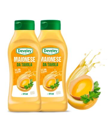 Kit No. 2 pieces Mayonnaise Develey ml 875 (2 x 875 ml)