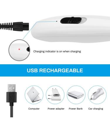 Dog Clippers Welltop Dog Grooming Clippers Low Noise USB Rechargeable Pet Hair Trimmer Cordless Clippers for Small Dogs Cats Pet Electric Clipper for Hair Around Face Eyes Ears Paws Rump (White) - Buy Online on GoSupps.com