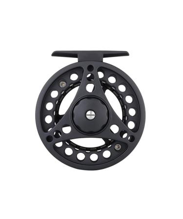 Fly fishing rolls aluminum alloy fly roller roller roller for trout bass carp - size # 7/8 5/6 3/4 (black/silver) black # 7/8