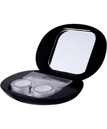 PartyKindom 2-Box Companion Case for Contact Lenses - Invisible Cobblestone Design with Mirror & Film | International Shipping Available - Buy Online on GoSupps.com