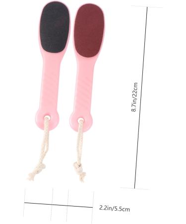 6 Pcs Double-Sided Foot Scrub Professional Foot File Foot Files for Corn Remover Metal Spatula Pedicure Scrub Pedicure Exfoliator Sander Tool Pedi Foot File Feet Pedals Plastic - Buy Online on GoSupps.com