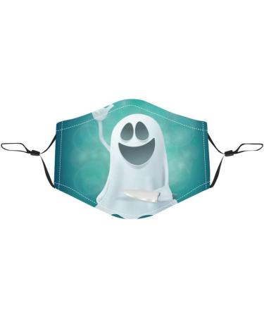 ZLUU 5PCS Halloween Adults Protective Face Mask Personalized Patterns Face Cover Safe Skin Friendly Face Sheild Washable Reusable Adult Halloween Cartoon Digital Printing Outdoor Dust-Proof Protective Mask - Buy Online on GoSupps.com