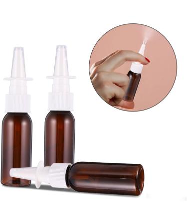 10pcs FOMIYES Direct Injection Nasal Spray Bottles - Travel Cosmetic Brine Mist Spray Bottle | Light Brown - Buy Online on GoSupps.com