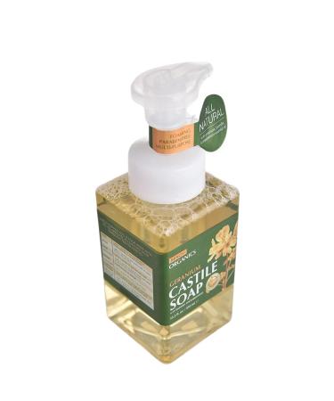 Buy Bench Organics Geranium Castile Soap Pump 450ml - Peppermint & Lavender | Natural & Eco-Friendly International Shipping - Buy Online on GoSupps.com