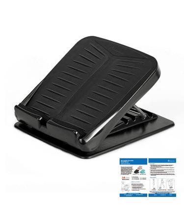 StrongTek Portable Slant Board, Adjustable Incline Boards, Calf Stretcher, Foot Stool Black - Buy Online on GoSupps.com