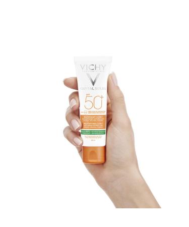 VICHY CAPITAL Soleil Matt Sun Care Cream SPF 50+ | 50ml - Essential Sun Protection for All Skin Types - Buy Online on GoSupps.com