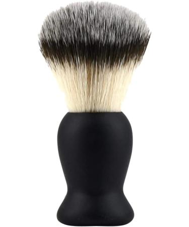 Luxury Shaving Brush Set for Men - 2 Piece Black ABS Handle - Premium Grooming Essentials - Buy Online on GoSupps.com