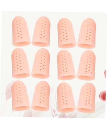Healeved Silicone Gel Toe Sleeve Protectors - 18 Pairs/12pcs Anti-Friction Toe Covers - Skin Color - 4.5X2.1 cm - Buy Online on GoSupps.com
