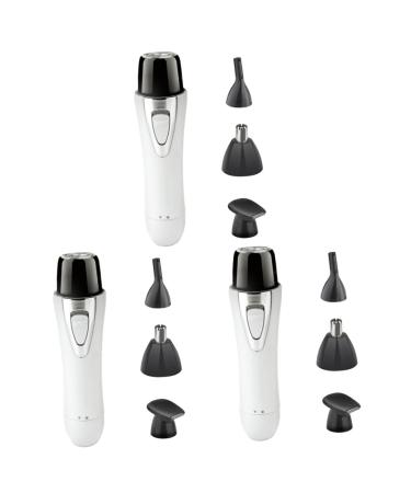 Didiseaon 3pcs Mens Electric Shaver Beard Trimmer Razors for Women Shaver for Women Trimmer for Men Electric Razor Men's Electric Shavers Nose Hair Shaver for Men Lipstick USB Man White