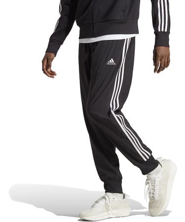 adidas Men's Aeroready 3-Stripes Cuffed Pants - Large Black/White - Buy Online on GoSupps.com