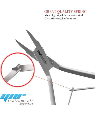 YNR Toenail Clippers - Podiatry Tool German Forged - Pointed Side Nail Nippers to Cut Thick Toe Nails - Hospital Grade 13cm - Buy Online on GoSupps.com