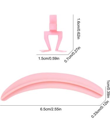 Besreey Silicone Eyelash Separator Tool Women Makeup Silicone Eyelash Separator Tool | Beginner-Friendly Eyelash Grafting Speeder for Traveling Gathering Dating Pink - Buy Online on GoSupps.com