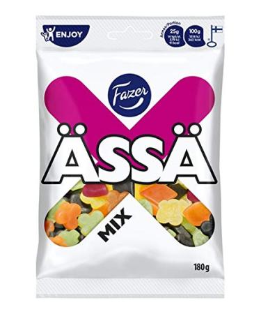 Fazer Fazer Assa Mix Gummy 180g Pack of 4
