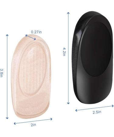 Heel Cups for Shoes - Sneaker Heel Lift Pads for Plantar Fasciitis, Achilles Tendonitis, Heel Pain - Shoe Inserts for Men and Women - Buy Online on GoSupps.com
