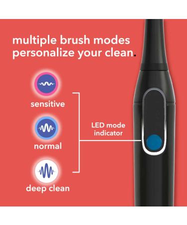 Hum by Colgate Black Electric Toothbrush for Adults - Smart Sonic Toothbrush - Buy Online on GoSupps.com