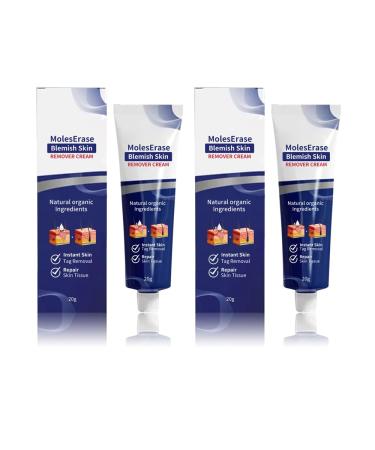 fufumiko Herbal Wart Care Cream - Gentle Wart Appearance Reduction Skin Imperfection Soothing Daily Skin Care with Glycerin and Licorice Root Extract Lightweight Formula for Sensitive Skin (2 Pcs)