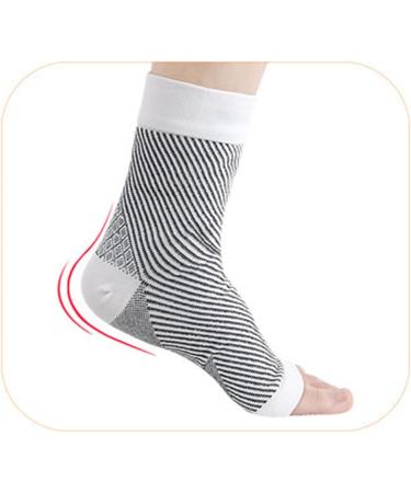 Buy Healeved Ankle Brace Sleeve - Support for Running Soccer & Fitness | Pressurized Ankle Protector - White - Buy Online on GoSupps.com