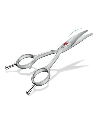 Purple Dragon Small Dog Scissors Curved with Professional Gray Coating and Silencer Safe Round Head Curved Scissors curved scissors