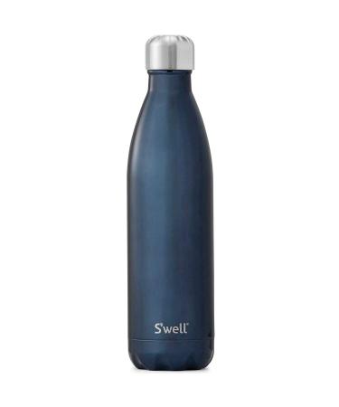 S'well Stainless Steel Water Bottle - 17 Fl Oz - Blue Suede - Triple-Layered Vacuum-Insulated Containers Keeps Drinks Cold for 36 Hours and Hot for 18 - BPA-Free - Perfect for the Go Blue Suede 17 fl oz