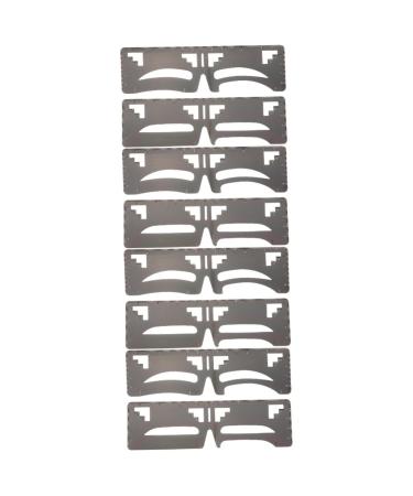 Beavorty 8 Pcs Eyebrow Ruler Eyebrow Shaping Stencil T Tool Eyebrow Stencil Artifact Eyebrow Trimming