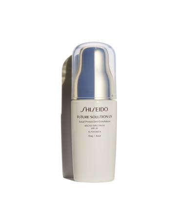 Shiseido Future Solution LX Total Protective Emulsion SPF 20-75 mL - Broad-Spectrum SPF 20 Daytime Moisturizer - Hydrates & Reduces Look of Wrinkles & Pores - All Skin Types - Non-Comedogenic
