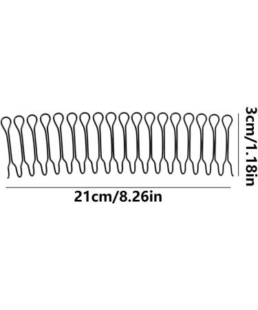 Wire Hair Combs - Stretchy U Pin Hair Side Combs | Hair Updo Styling Tool Decorative Bangs Holder for Women and Girls Hairstyles Hair Combs for Women Accessories - Buy Online on GoSupps.com