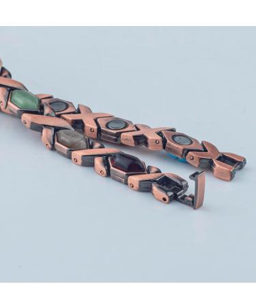 Yinox Women s Magnetic Copper Bracelet with Colored Stones | High-Strength Magnet | Perfect Gift Box Included - Buy Online on GoSupps.com