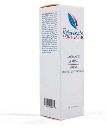 Rejuvenate Radiance Serum Salicylic & Azelaic Acids for Naturally Radiant Skin 30 ml | 1 Fl Oz - Buy Online on GoSupps.com