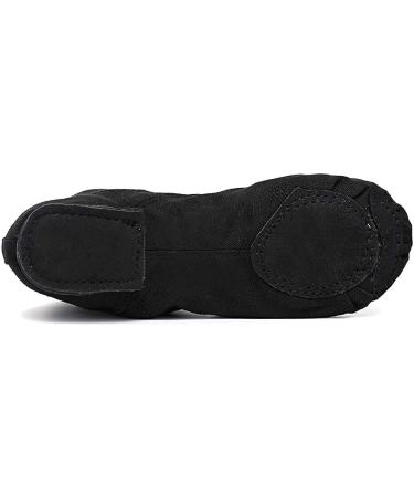Smithmelody Canvas Jazz Dance Boots for Adult Men Women Kid 12 - Black | Ballet Dancing Sneakers - Buy Online on GoSupps.com