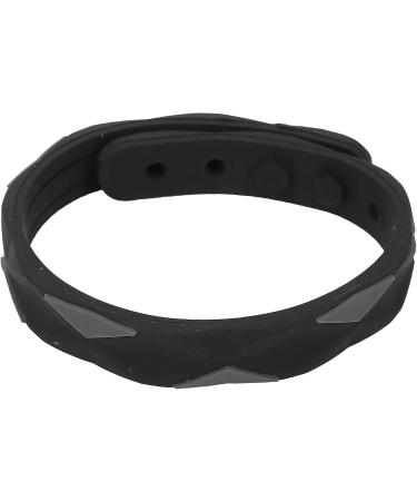 Antistatic Bracelet for Better Sleep | Silicone Bracelet for Men & Women | Improve Sleep Quality & Compensate for Charges (Black) - Buy Online on GoSupps.com