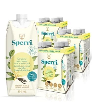 Sperri - Complete Plant-Based Meal Replacement & Protein Shake - Vanilla 330 mL / 4.6 fl. oz. Bottle (Pack of 12) - Ready to Drink - Dairy Free Gluten Free Free of Common Allergens
