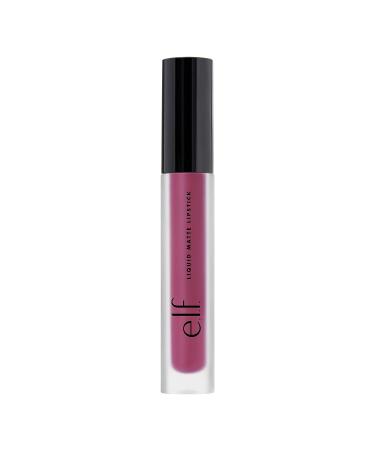 e.l.f. Cosmetics Liquid Matte Lipstick - Highly Pigmented, Quick Drying, Smudge Proof with Nourishing Properties in Berry Sorbet - Buy Online on GoSupps.com