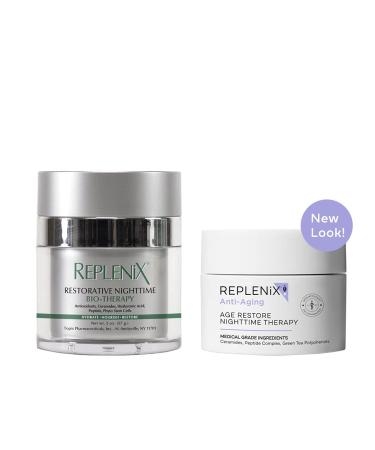 Replenix Age Restore Nighttime Therapy - Anti-Aging Night Cream with Green Tea | 1.7 oz - Buy Online on GoSupps.com
