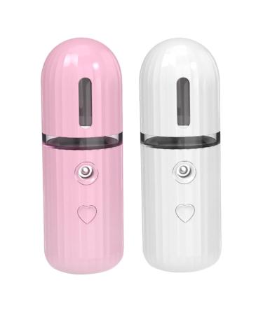 SOESFOUFU 2pcs Moisturizing Sprayer Humidifier Premium Facial Mister Home Face Sauna Handheld Sprayer Plating