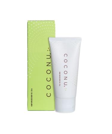 Coconu Hemp Infused Body Oil | Coconut Oil Based Massage for Couples and Personal Use | Relaxing Massage Therapy | Edible No Added Fragrance or Flavor | 3 0z -Hemp Infused Oil - Buy Online on GoSupps.com