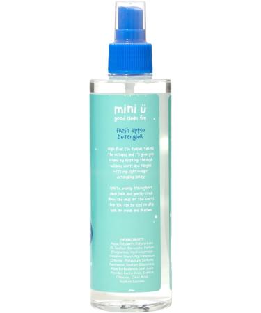 Mini U Fresh Apple Hair Detangling Spray for Kids & Babies - 98% Natural Ingredients, Lightweight Scented Formula - Buy Online on GoSupps.com