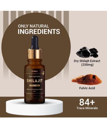 Original Shilajit 100% Natural Liquid Drops (30ml) Unisex - Buy Online on GoSupps.com