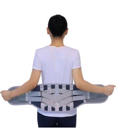 Self-Heating Brace Support Belt Back Spine Back Shoulder Lumbar Magnets Heating Therapy Belt Waist Brace Posture Corrector Waist Heating Pad (Size : X-Large) (Large)
