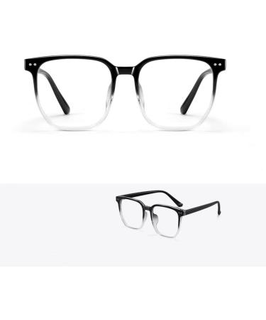 MAKIRO Large Frame Myopia Glasses | -0.5 to -4.00 Diopters | Gradient Color Eyewear for Men & Women - International Shipping Available - Buy Online on GoSupps.com