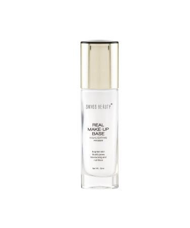 Swis-Beauty Real Makeup Base Highlighting Primer - Hydrating Poreless Primer for Natural Glow | 1.08 Fl Oz - Buy Online on GoSupps.com